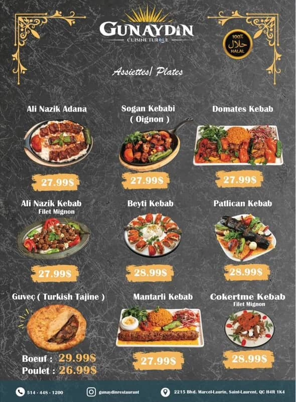GUNAYDIN RESTAURANT MONTREAL menu item 6